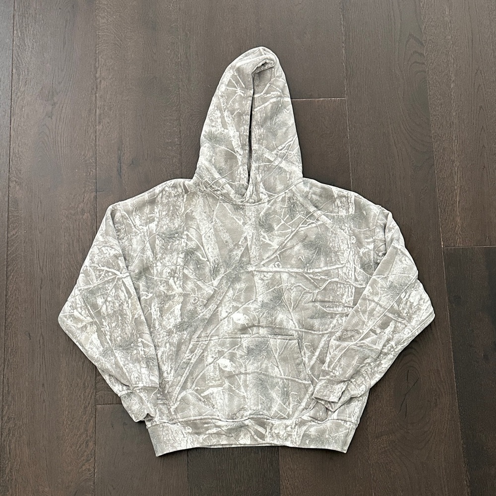 Abercrombie & Fitch Essential popover hoodie in Camo